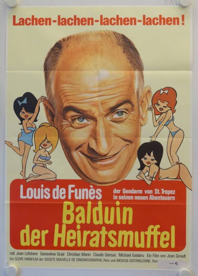 Balduin der Heiratsmuffel - Kopie originales deutsches Filmplakat (R75)
